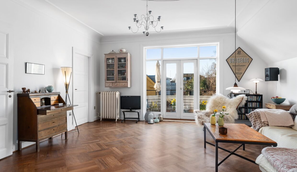 Smuk villalejlighed i to plan | Hellerup billede 5